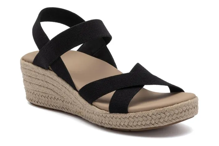 Women ABEO Footwear Sandals Riviera Stretch Black