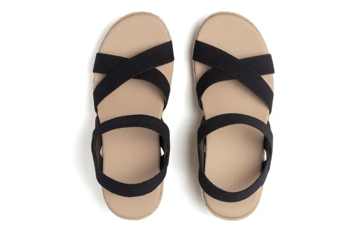 Women ABEO Footwear Sandals Riviera Stretch Black Women ABEO Footwear Sandals Riviera Stretch Black