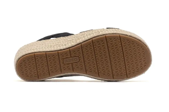 Women ABEO Footwear Sandals Riviera Stretch Black Women ABEO Footwear Sandals Riviera Stretch Black