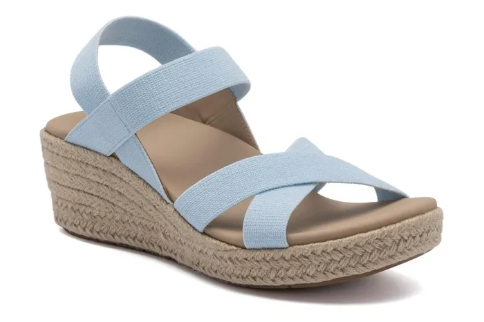 Women ABEO Footwear Sandals Riviera Stretch Light Blue