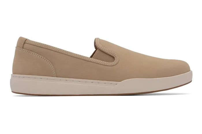 Women ABEO Footwear Sneakers Encore Slip On Tan Nubuck Women ABEO Footwear Sneakers Encore Slip On Tan Nubuck