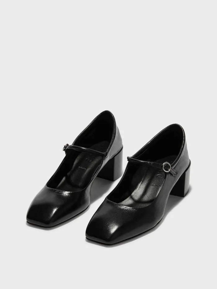 Women Aeyde ALINE Black Mary Jane Pump Aeyde Pumps