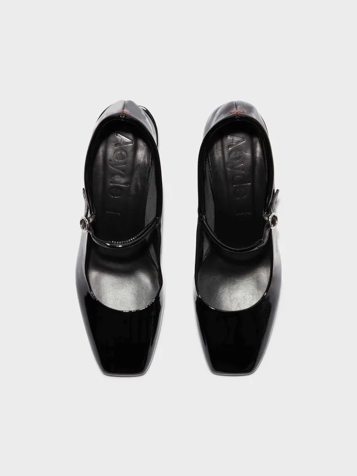 Women Aeyde ALINE Black Mary Jane Pump Aeyde Pumps