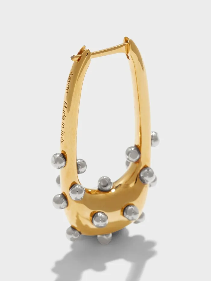 Women Aeyde ELIAS GoldPalladium Earrings Aeyde Earrings