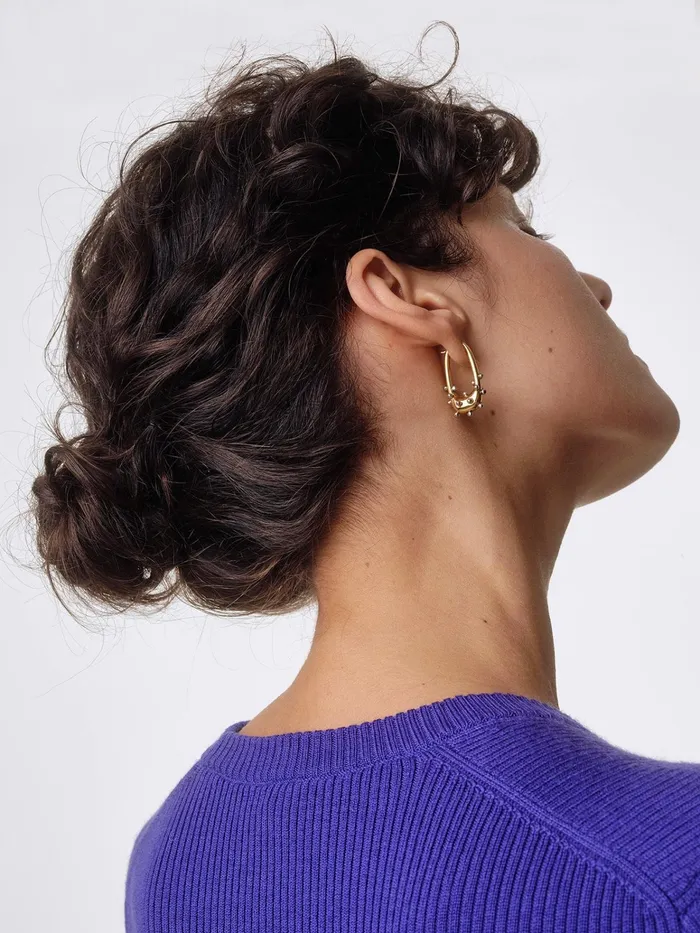Women Aeyde ELIAS GoldPalladium Earrings Aeyde Earrings