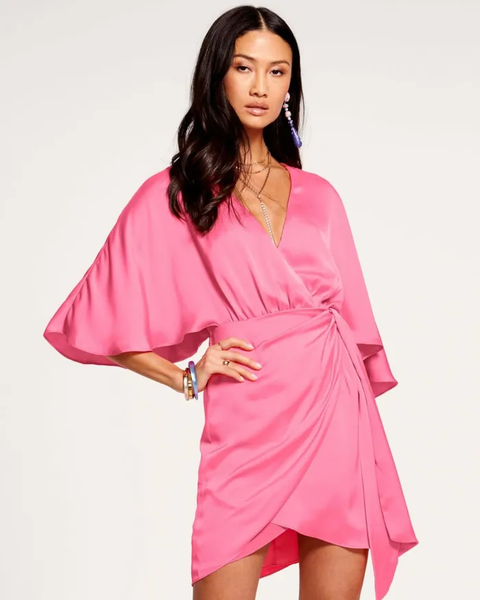 Women Alexis Wrap Mini Dress Navy Ramy Brook Dresses Women Alexis Wrap Mini Dress Navy Ramy Brook Dresses