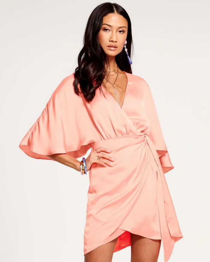 Women Alexis Wrap Mini Dress Navy Ramy Brook Dresses Women Alexis Wrap Mini Dress Navy Ramy Brook Dresses
