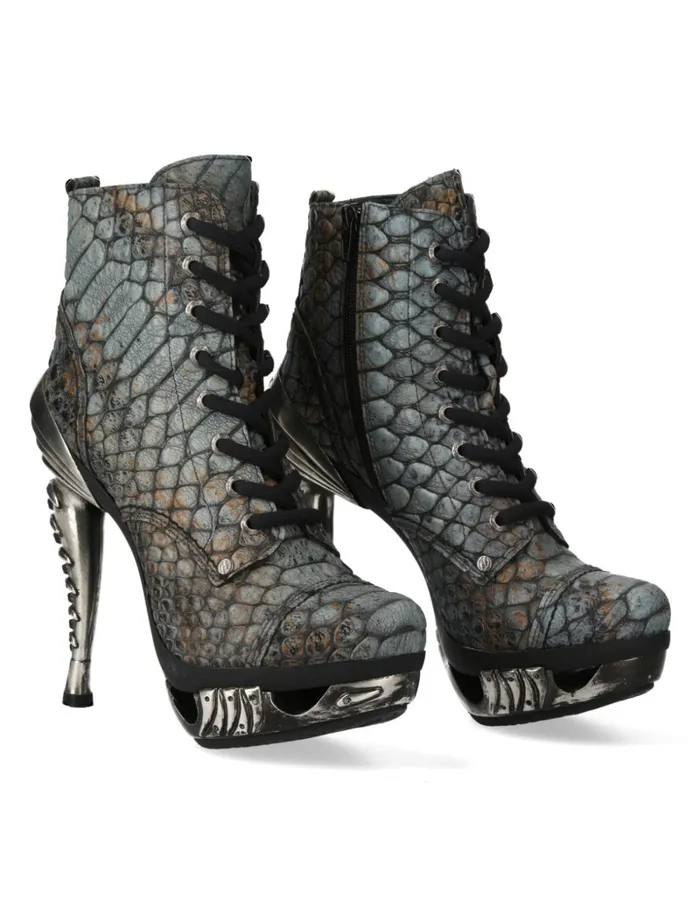 Women Ankle Boot Punk MMag016C40 New Rock Heels