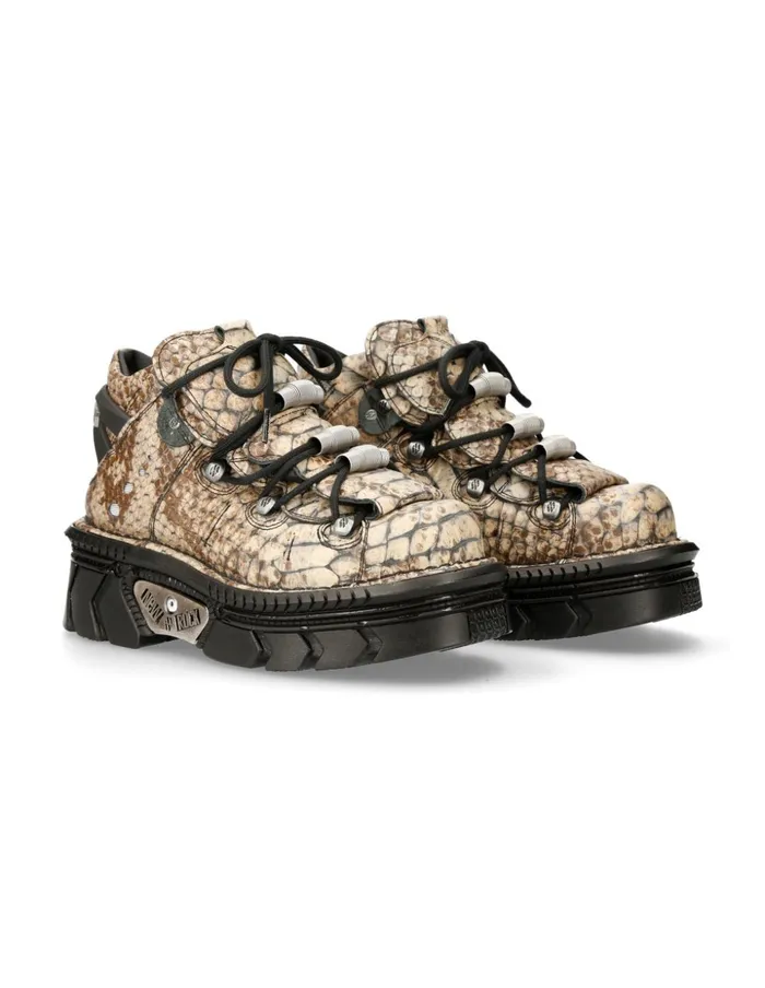 Women Ankle Boot Techno M106mC10 New Rock Platform