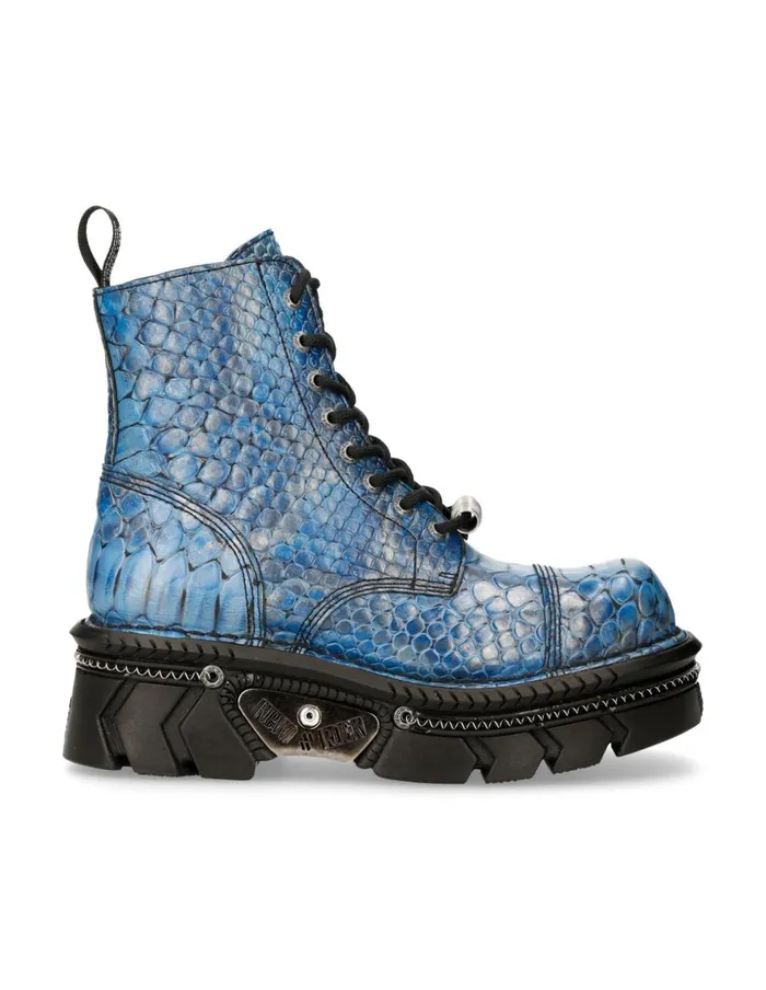 Women Ankle Boot Techno MMili083cmC62 New Rock Military