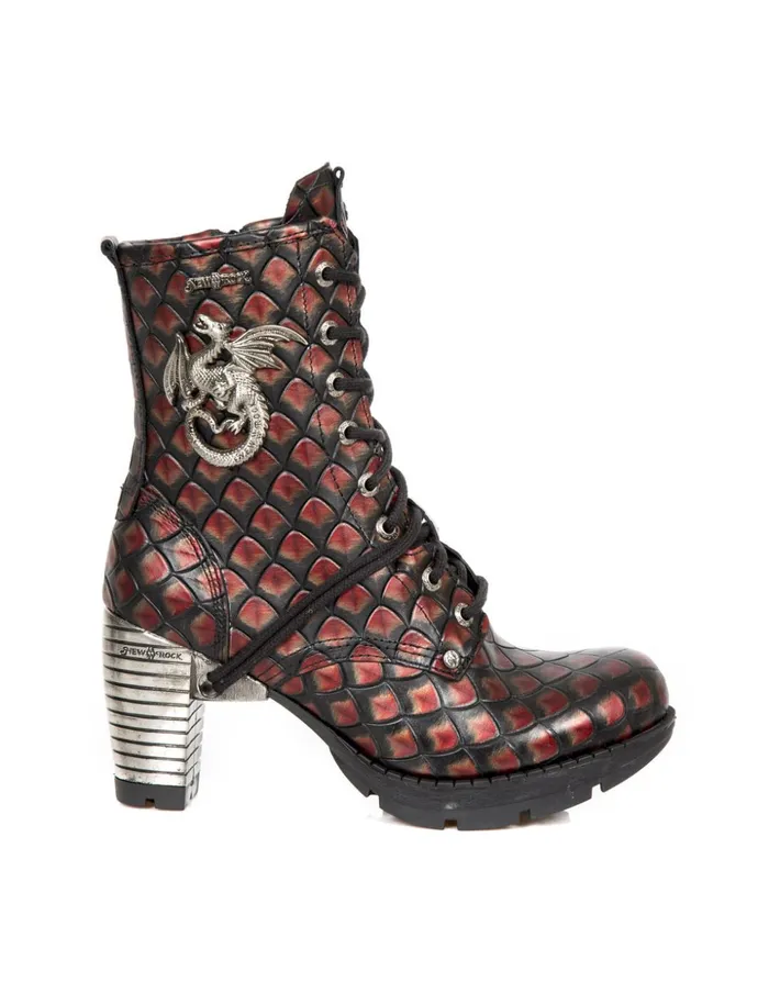 Women Ankle Boot Trail MTr112C1 New Rock Military