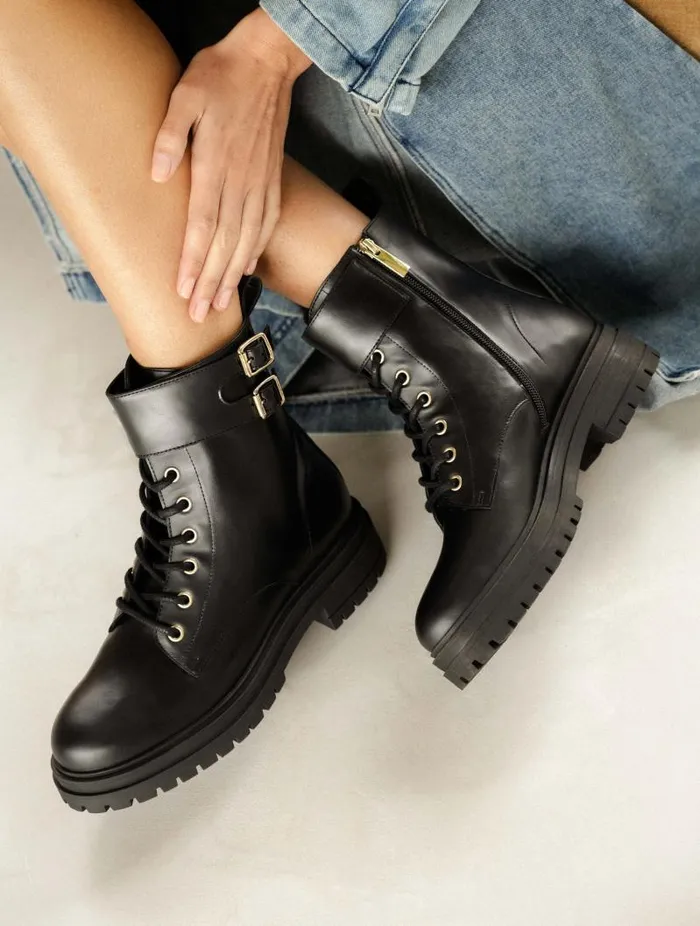 Women Ankle Boots Bobbies Ellie Noir Obscur