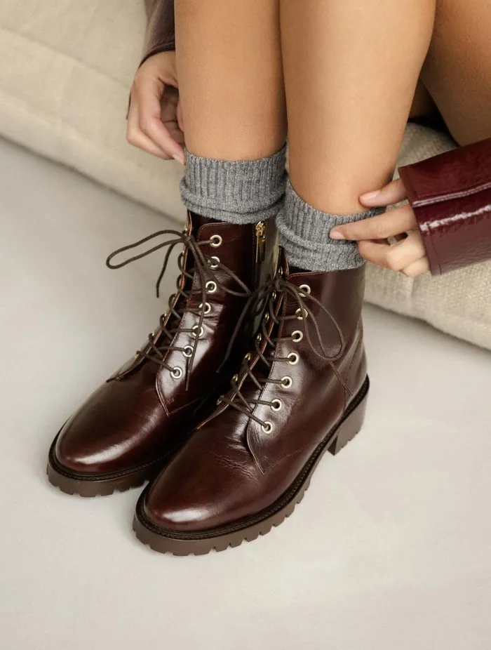 Women Ankle Boots Bobbies Lara Irish Coffee