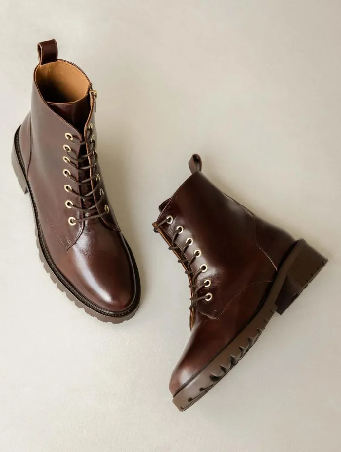 Women Ankle Boots Bobbies Lara Irish Coffee