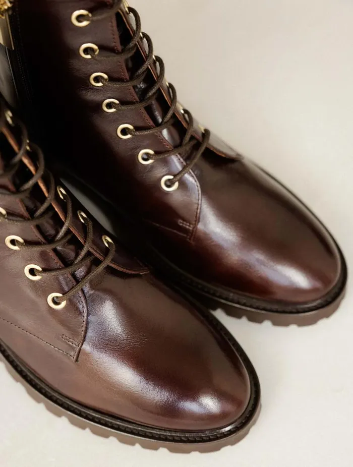 Women Ankle Boots Bobbies Lara Irish Coffee
