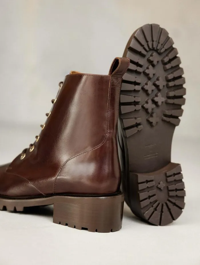 Women Ankle Boots Bobbies Lara Irish Coffee