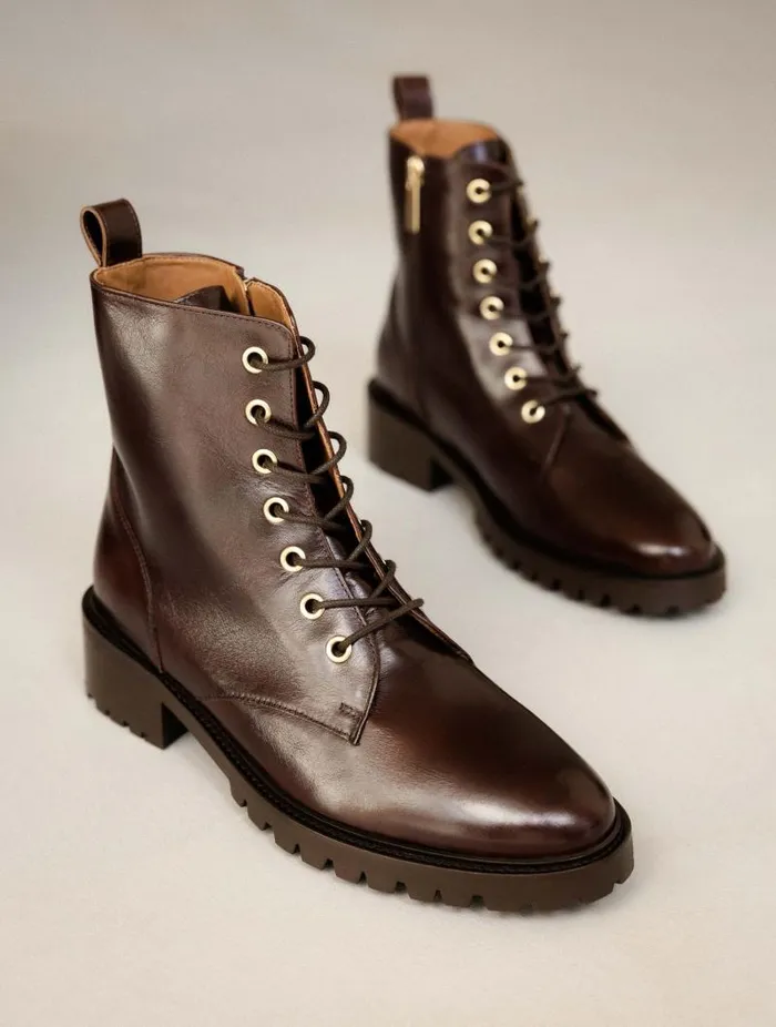 Women Ankle Boots Bobbies Lara Irish Coffee
