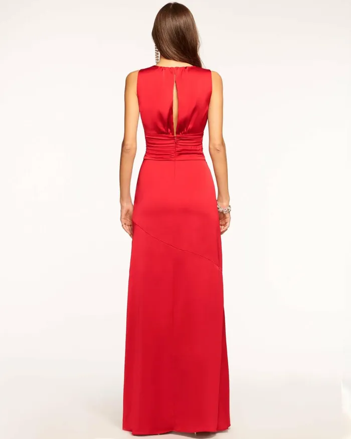 Women August VNeck Maxi Dress Soiree Red Ramy Brook Dresses Women August VNeck Maxi Dress Soiree Red Ramy Brook Dresses