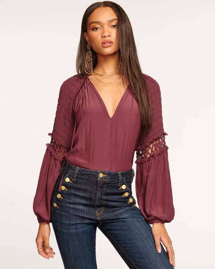Women Ayla Embellished Blouse Black Ramy Brook Tops Women Ayla Embellished Blouse Black Ramy Brook Tops