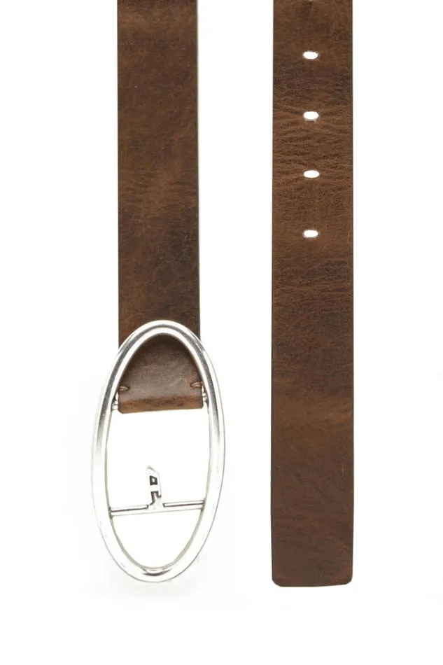 Women BOval D Brown Diesel Belts Women BOval D Brown Diesel Belts