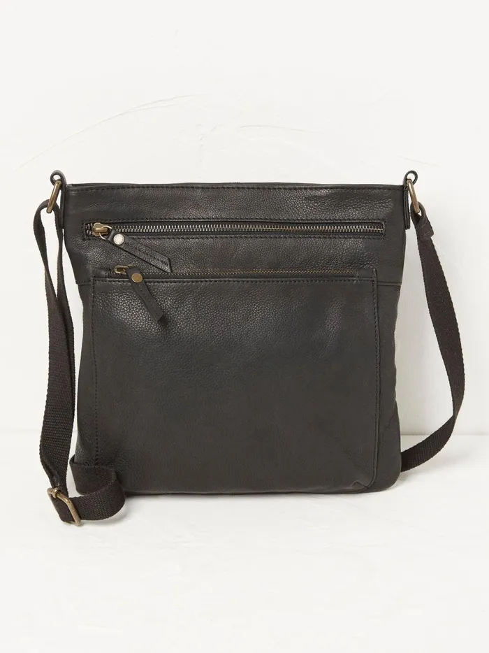 Women Bags and Purses Fat Face Black The Allie CrossBody Bag