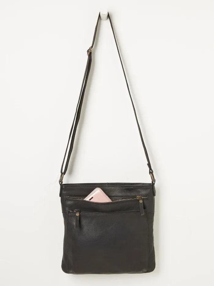 Women Bags and Purses Fat Face Black The Allie CrossBody Bag