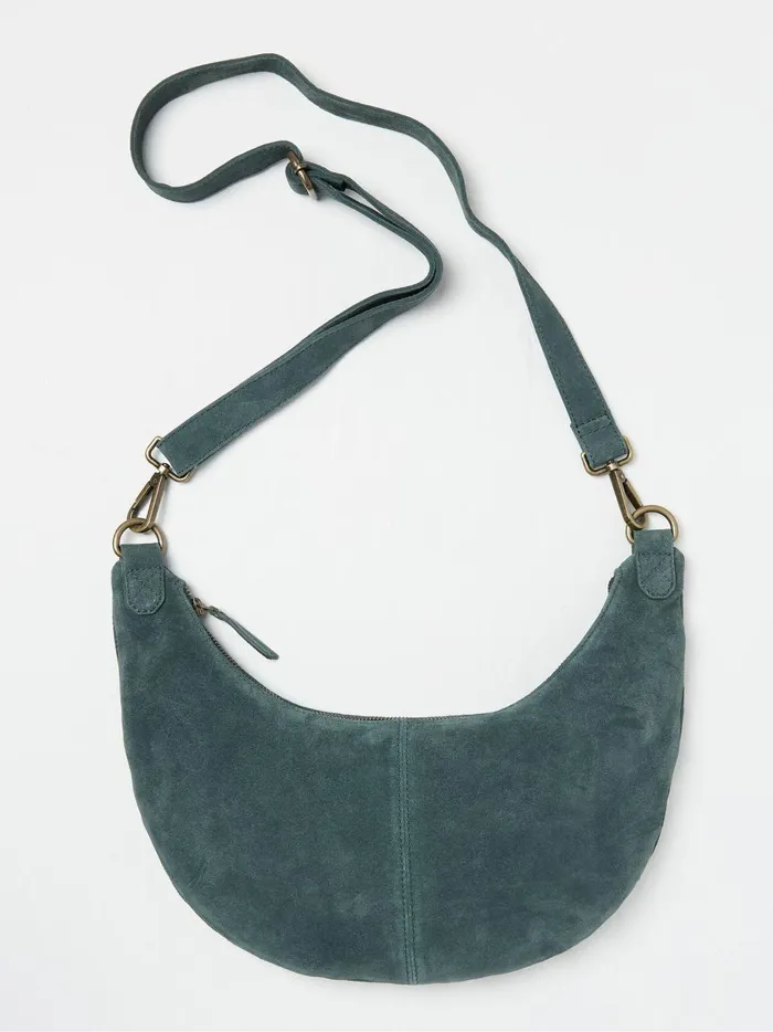 Women Bags and Purses Fat Face Harlow Green Sling Bag