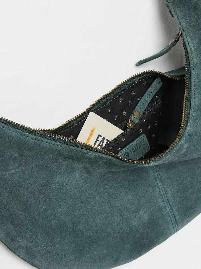 Women Bags and Purses Fat Face Harlow Green Sling Bag
