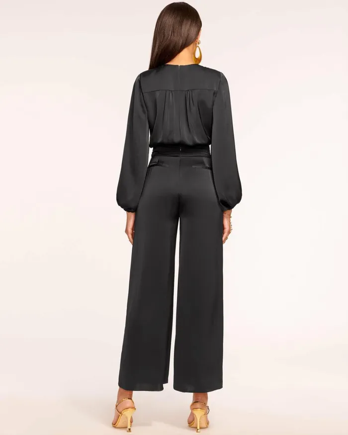 Women Bailey Wide Leg Jumpsuit Black Ramy Brook Dresses Women Bailey Wide Leg Jumpsuit Black Ramy Brook Dresses
