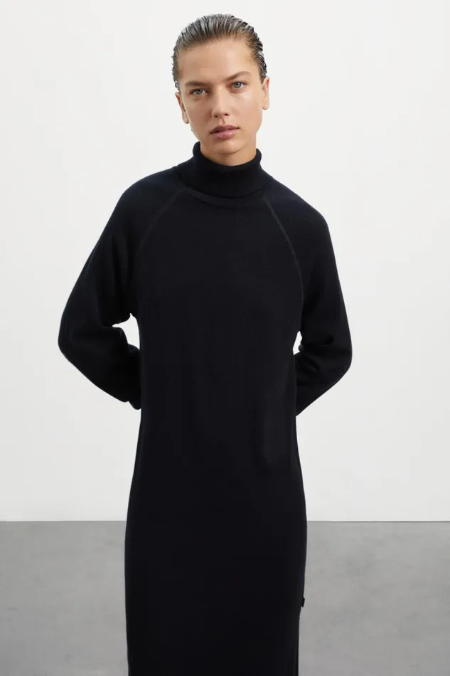Women Black Abeto Dress Ecoalf Dresses