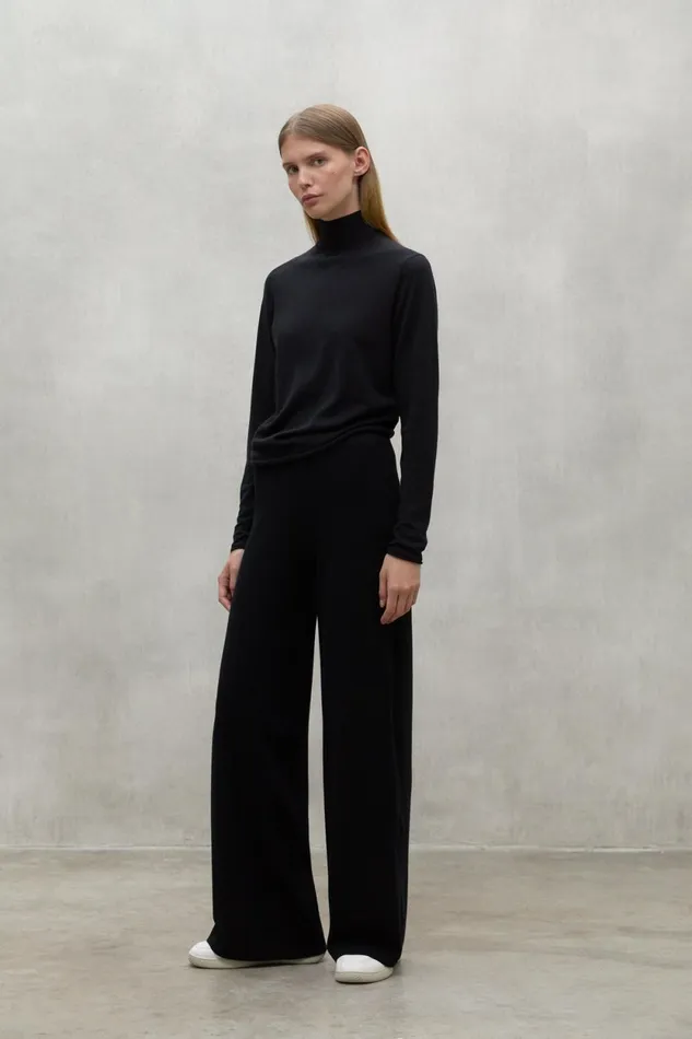 Women Black Cabri Trousers Ecoalf Trousers