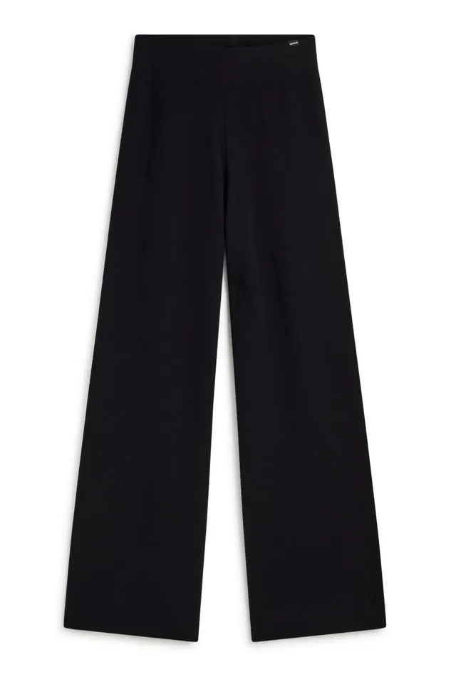 Women Black Cabri Trousers Ecoalf Trousers
