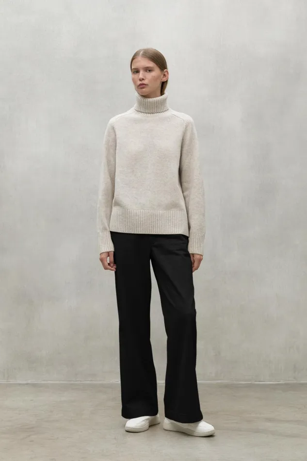 Women Black Valls Trousers Ecoalf Trousers