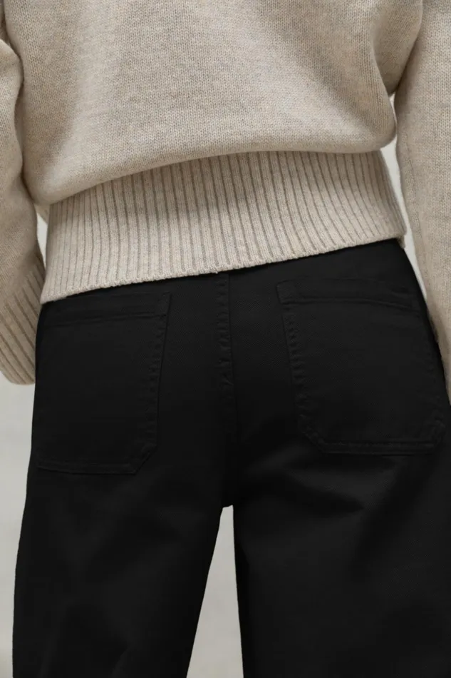 Women Black Valls Trousers Ecoalf Trousers