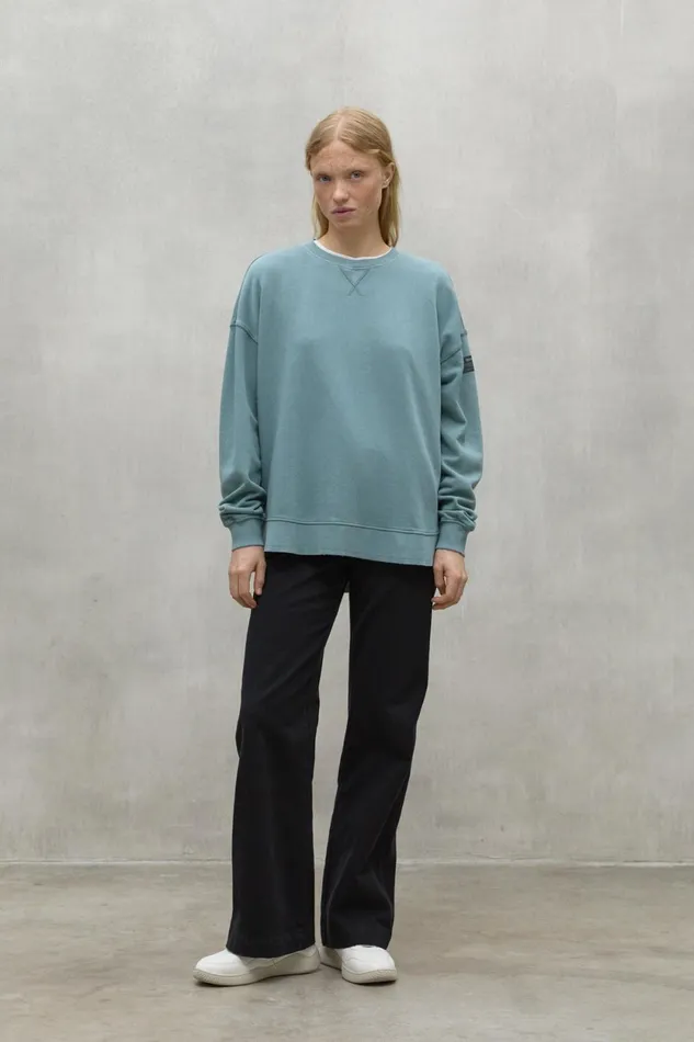 Women Blue Elvas Sweatshirt Ecoalf Sweatshirts