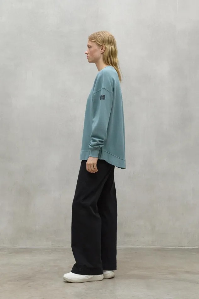 Women Blue Elvas Sweatshirt Ecoalf Sweatshirts