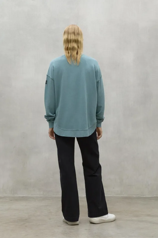 Women Blue Elvas Sweatshirt Ecoalf Sweatshirts