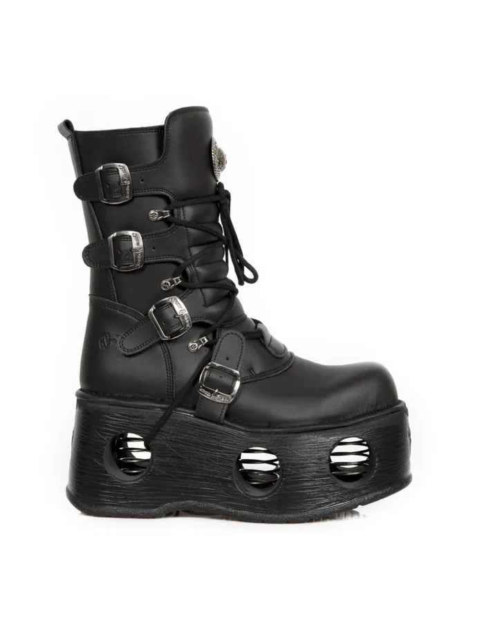 Women Boot Metallic M373Vc2 New Rock High Heels Women Boot Metallic M373Vc2 New Rock High Heels