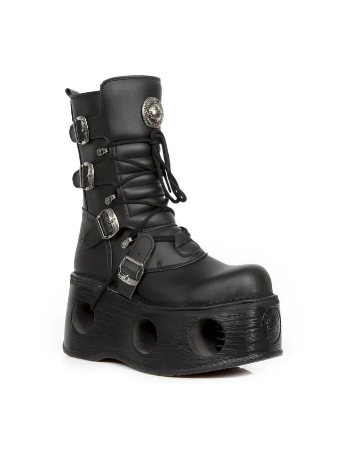 Women Boot Metallic M373Vc2 New Rock High Heels Women Boot Metallic M373Vc2 New Rock High Heels