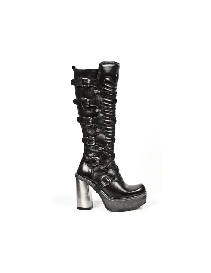 Women Boot Plataforma M9972C10 New Rock High Heels