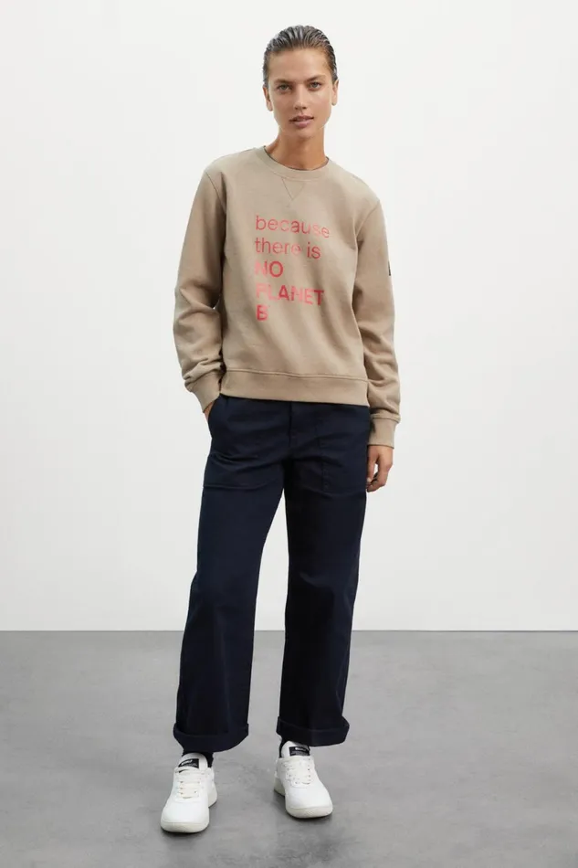 Women Brown Dublin Sweatshirt Ecoalf Sweatshirts