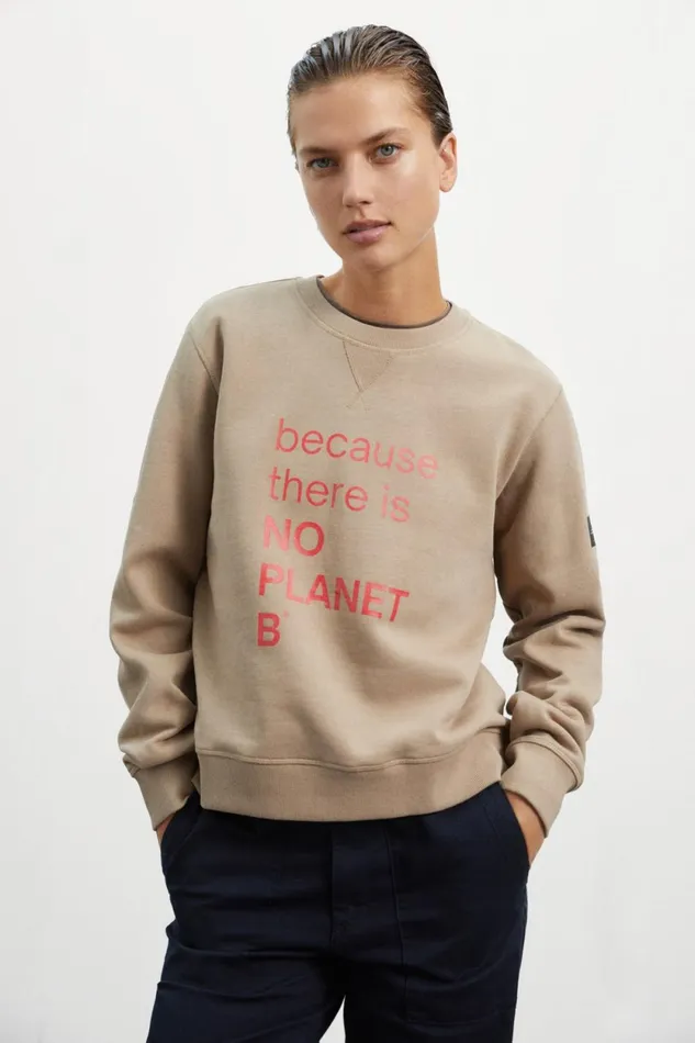 Women Brown Dublin Sweatshirt Ecoalf Sweatshirts
