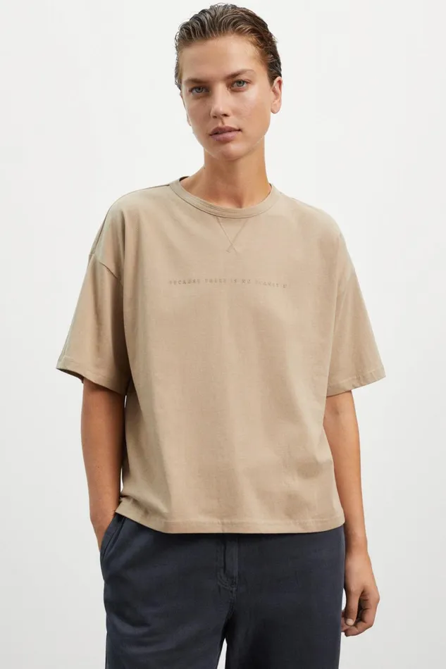 Women Brown Odese TShirt Ecoalf TShirts
