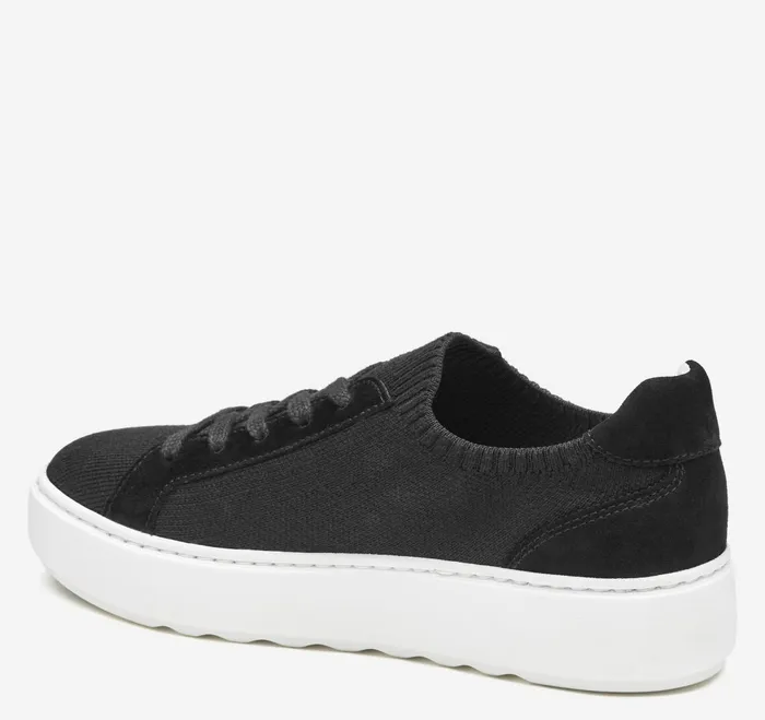 Women Cammie Knit LaceUp Black Knit JohnstonandMurphy Sneakers Women Cammie Knit LaceUp Black Knit JohnstonandMurphy Sneakers