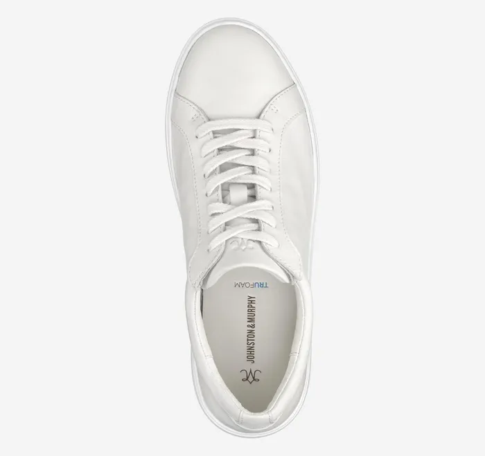 Women Cammie LaceUp White Tumbled Full Grain JohnstonandMurphy Sneakers Women Cammie LaceUp White Tumbled Full Grain JohnstonandMurphy Sneakers