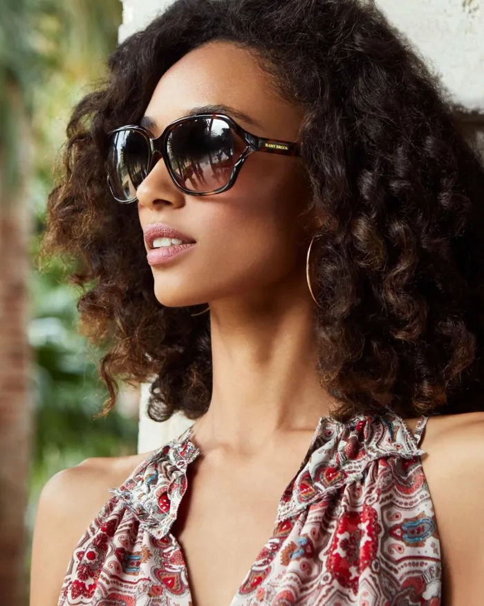 Women Capri Square Sunglasses Classic Black Ramy Brook Swimwear Women Capri Square Sunglasses Classic Black Ramy Brook Swimwear