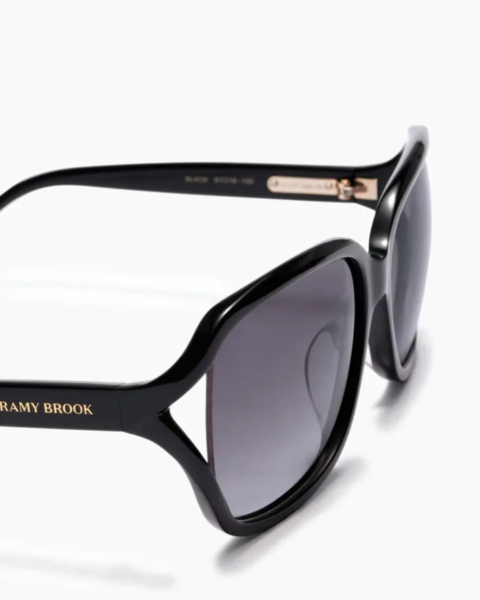 Women Capri Square Sunglasses Classic Black Ramy Brook Swimwear Women Capri Square Sunglasses Classic Black Ramy Brook Swimwear