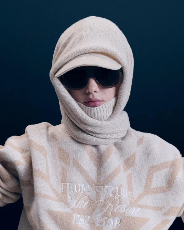 Women Cashmere Sweaters From Future Mountain Turtleneck Sweater Sand