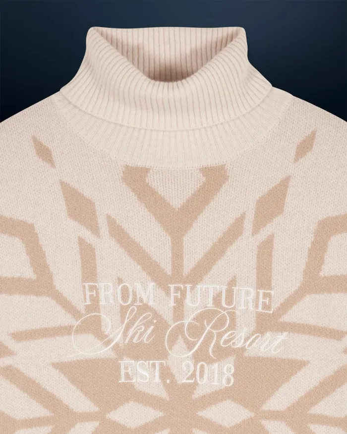 Women Cashmere Sweaters From Future Mountain Turtleneck Sweater Sand
