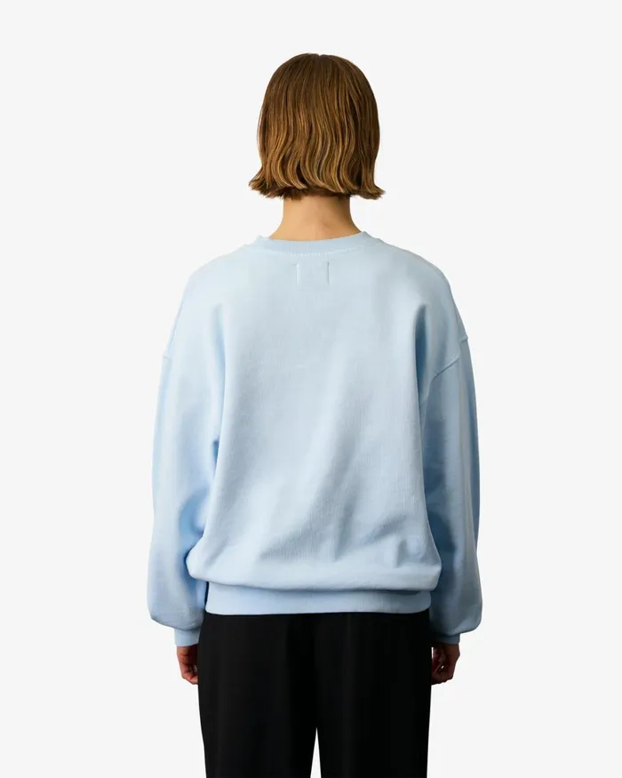 Women Crewneck Sweatshirts Colorful Standard Organic Oversized Crew Soft Yellow